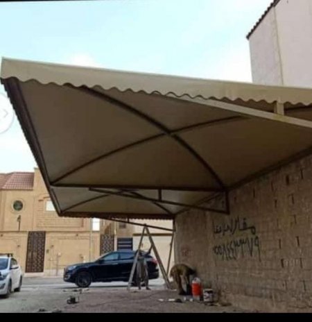 مظلات قماش بي في سي أشكال عصرية وخامات مميزة